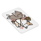 Magnet Flexible Conception de chats mignons et joueurs – Art de pa (Côté Droit)