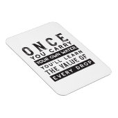 Magnet Flexible Conception de devis de sagesse - Valeur de chaque  (Côté Droit)