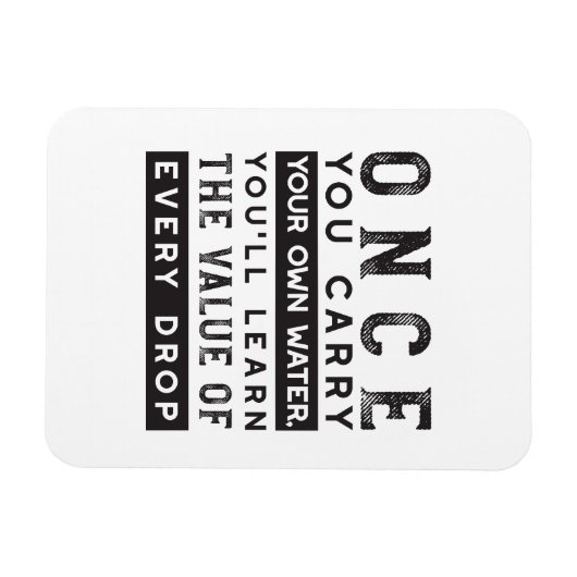 Magnet Flexible Conception de devis de sagesse - Valeur de chaque  (Horizontal)