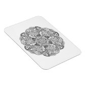 Magnet Flexible Conception de Doodle Rond (Côté Droit)