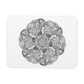 Magnet Flexible Conception de Doodle Rond (Horizontal)