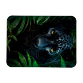 Magnet Flexible Conception de faune de jungle de panthère noire my (Horizontal)