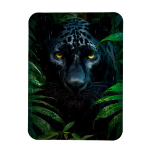 Magnet Flexible Conception de faune de jungle de panthère noire my