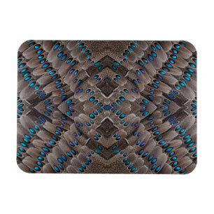 Magnet Flexible Conception de fractale Plume de faisan