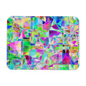 Magnet Flexible Conception de fragments colorés mignons (Horizontal)