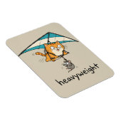 Magnet Flexible Conception de jeu de mots de chat de dessin animé (Côté Droit)
