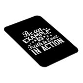 Magnet Flexible Conception de la motivation chrétienne - Foi, Amou (Côté Droit)
