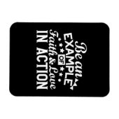 Magnet Flexible Conception de la motivation chrétienne - Foi, Amou (Horizontal)