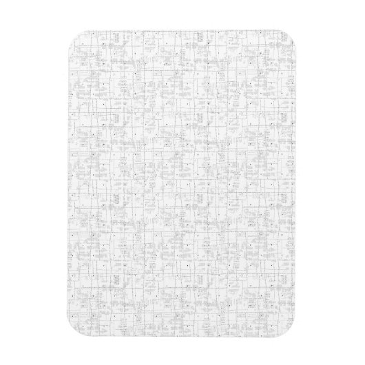 Magnet Flexible Conception de langage Trente-Quatre (Vertical)