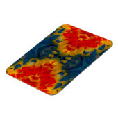 Magnet Flexible Conception de l'ara rouge kaléidoscope (Côté Gauche)