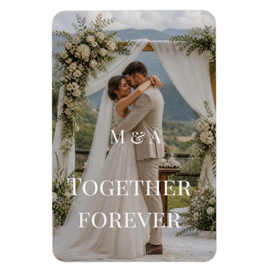 Magnet Flexible Conception de mariage sur mesure (Vertical)