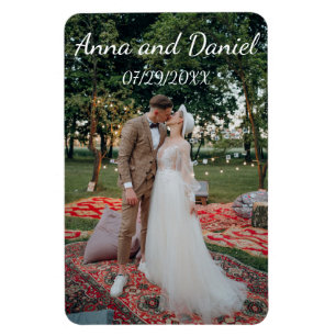 Magnet Flexible Conception de photo de mariage personnalisée