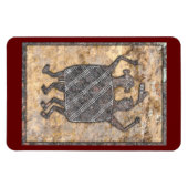 Magnet Flexible Conception de poterie Mimbres "La couverture de ma (Horizontal)