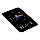 Magnet Flexible Conception de prisme de cochon volant Believe (Côté Droit)