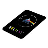 Magnet Flexible Conception de prisme de cochon volant Believe (Côté Gauche)