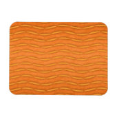 Magnet Flexible Conception de rayures verticales modernes orange (Horizontal)
