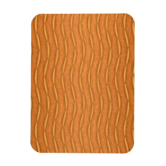 Magnet Flexible Conception de rayures verticales modernes orange (Vertical)