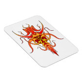 Magnet Flexible Conception de tatouage tribal démoniaque (Côté Droit)