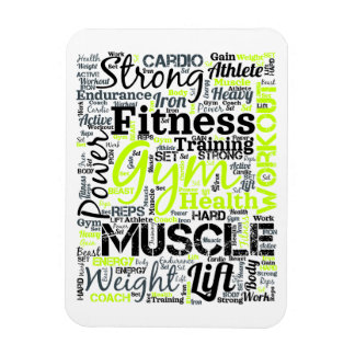 Magnet Flexible Conception de typographie Motivation Fitness