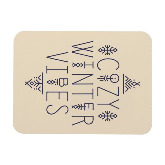 Magnet Flexible Conception de vidéos d'hiver (Horizontal)