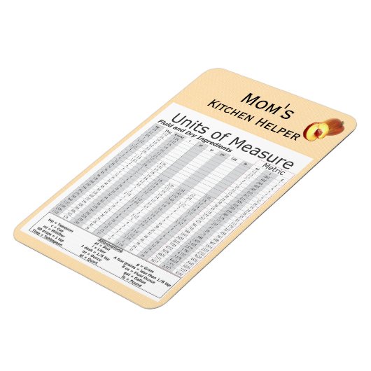 Magnet Flexible Conception des unités de mesure de la plage (Côté Gauche)