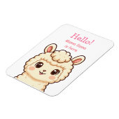 Magnet Flexible Conception d'illustration de lama mignon (Côté Gauche)