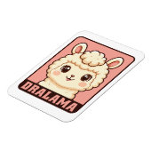 Magnet Flexible Conception d'illustration de lama mignon (Côté Gauche)
