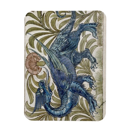 Magnet Flexible Conception "Dragon" pour une dalle (avec papier) (Vertical)
