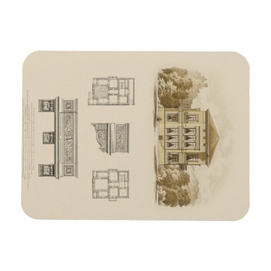 Magnet Flexible Conception d'une propriété avec plans d'intérieur (Horizontal)