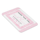 Magnet Flexible Conception ethnique Mariage Enregistrer la date Ma (Côté Droit)