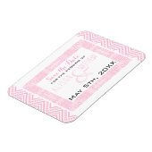 Magnet Flexible Conception ethnique Mariage Enregistrer la date Ma (Côté Gauche)