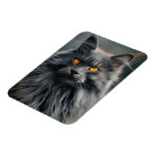 Magnet Flexible Conception majestueuse de portraits de chats long- (Côté Gauche)