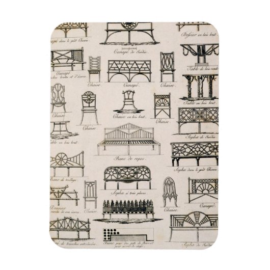 Magnet Flexible Conception pour les sièges de jardin, de 'A Compen (Vertical)