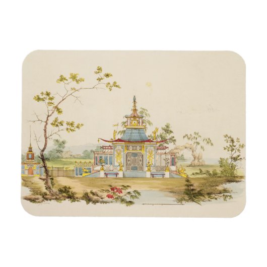 Magnet Flexible Conception pour un temple chinois, vers 1810 (styl (Horizontal)