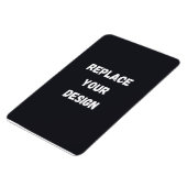 Magnet Flexible Conception simple noire personnalisée Ajouter une (Côté Gauche)