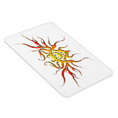 Magnet Flexible Conception tribale du coeur ailé - rouge (Côté Droit)