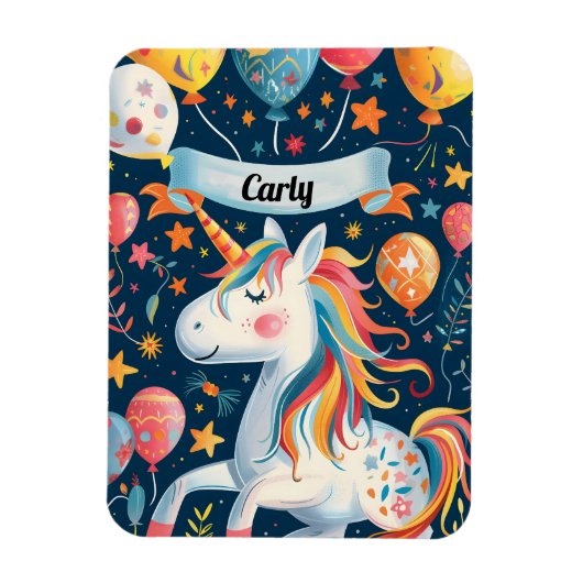 Magnet Flexible Conception Unicorne pour enfants (Vertical)