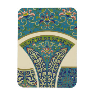 Magnet Flexible Conceptions bleues d'Oriental avec les visages de