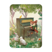 Magnet Flexible Concert de piano forestier (Vertical)