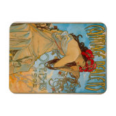 Magnet Flexible Concessionnaires de transport par Alphonse Mucha ( (Horizontal)