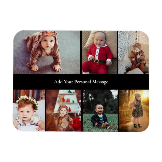 Magnet Flexible Concevez votre propre collection de 7 photos (Horizontal)