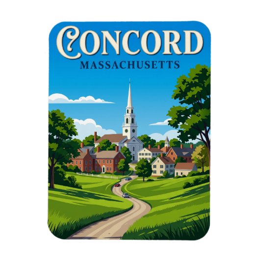 Magnet Flexible Concord États-Unis (Vertical)