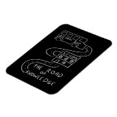 Magnet Flexible Conducteur d'autobus La route de la connaissance (Côté Gauche)