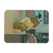 Magnet Flexible cône de crème glacée au chocolat (Horizontal)