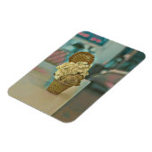 Magnet Flexible cône de crème glacée au chocolat (Côté Gauche)