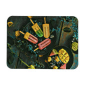 Magnet Flexible cône de crème glacée colorée (Horizontal)