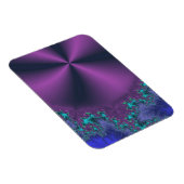 Magnet Flexible Cône Métallique Violet Avec Mousse Aqua Abstrait (Côté Droit)