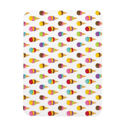 Magnet Flexible cônes de crème glacée (Vertical)