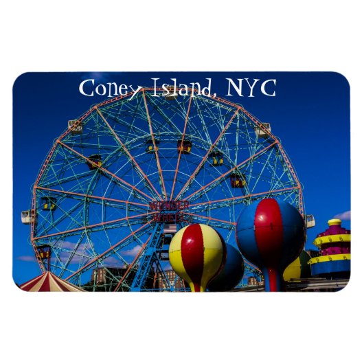 Magnet Flexible Coney Island New York (Horizontal)
