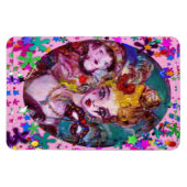 MAGNET FLEXIBLE CONFETTI DE MASQUÉRADE VÉNITIENNE DE VALENTINE (Horizontal)